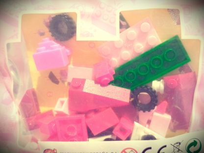 Set de piezas lego compatibles gama rosas