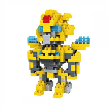 juego construccion transformer bumblebee pixel bricks