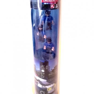cubix minifigures construcció tub policia