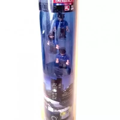 cubix minifigures construcció tub policia