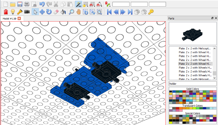 apps y herramientas de diseño con bloques de lego