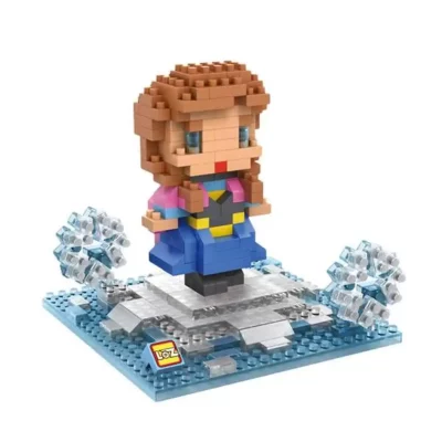 ana frozen joguina regal nena pixel construccions blocks