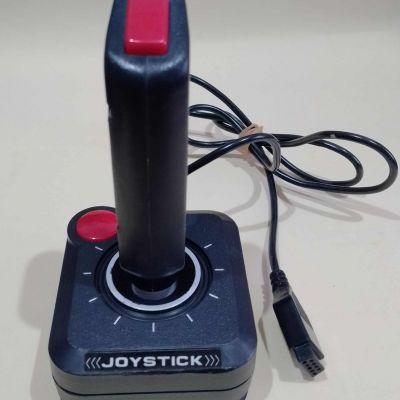 joystick atari estilo negro rojo