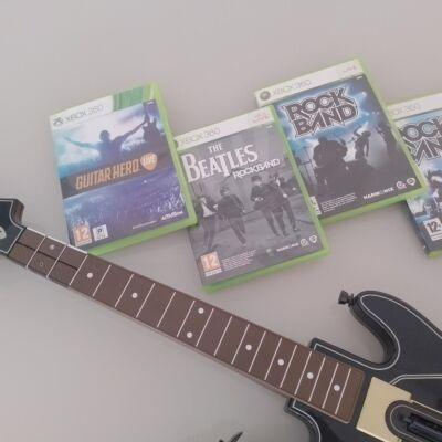 rockband guitar hero pack